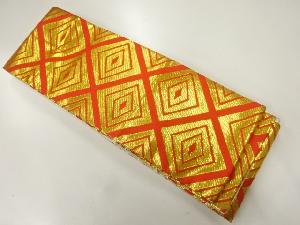 重ね菱模様織出し踊り用半幅帯